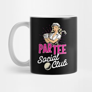 Golf Player Golfer Golf Club Golf Vibes Par Tee Social Club Mug